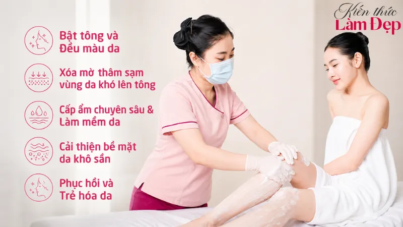 Bio Light 6D hỗ trợ bật tông làn da body