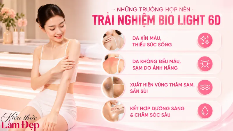 Bio Light 6D phù hợp làn da xỉn màu, thâm sạm