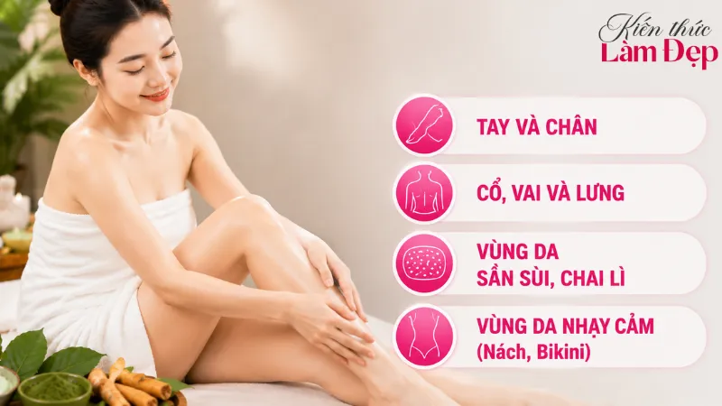 White Herbs hỗ trợ cải thiện da toàn thân, kể cả vùng nhạy cảm