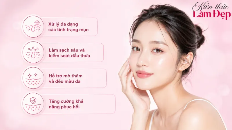 Doctor 4 Treatment hỗ trợ giảm mụn, mờ thâm, phục hồi da
