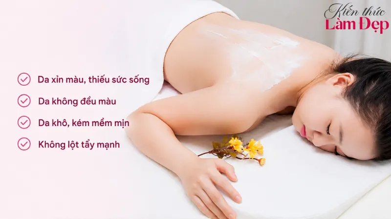 Các trường hợp phù hợp với tắm trắng pha lê